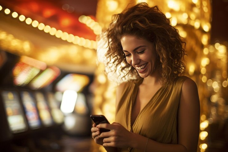 Live casino studio with professional dealers